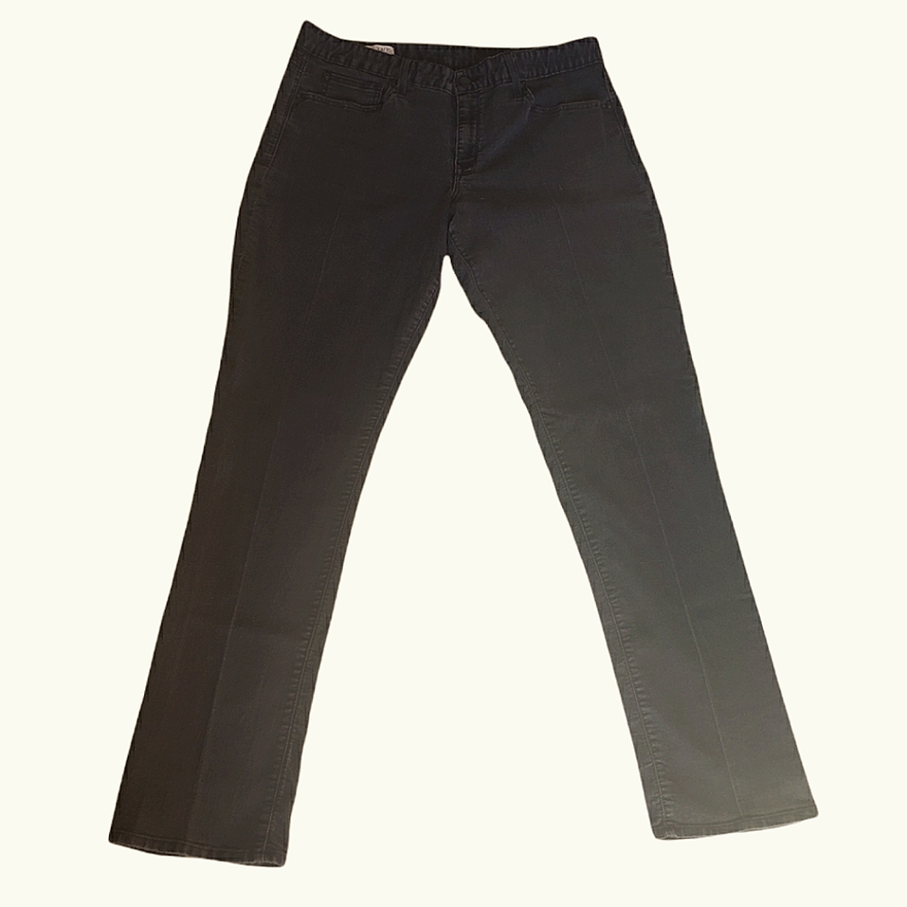 Gap straight leg size 16 black jeans